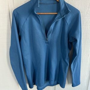 Patagonia CanaryBlue Quarter-Zip Women’s Layer Pullover Minimalist Outside